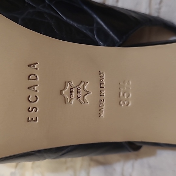 ESCADA☆Leather Sling back pump - Picture 8 of 10